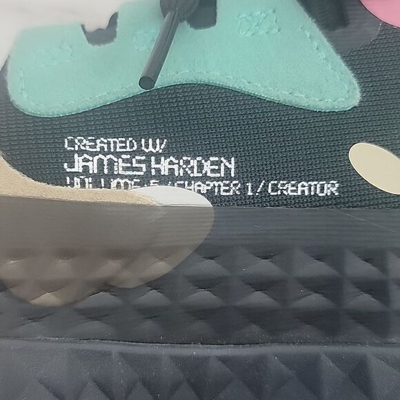 Adidas James Harden Boost Vol 5 Multicolored Supernatura Basketball Sneakers - Picture 2 of 10